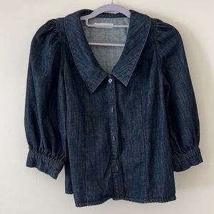 MOUSSY denim top.